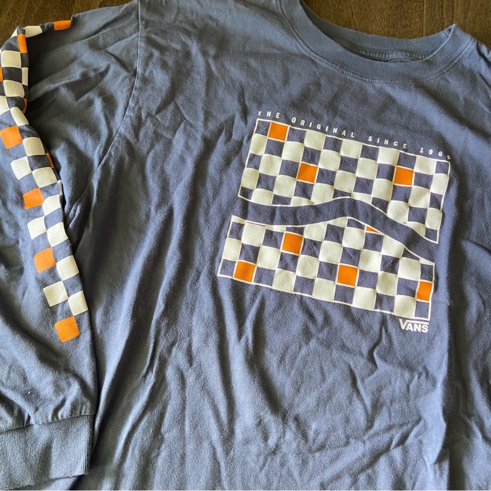 Vans mens long sleeve graphic tshirt